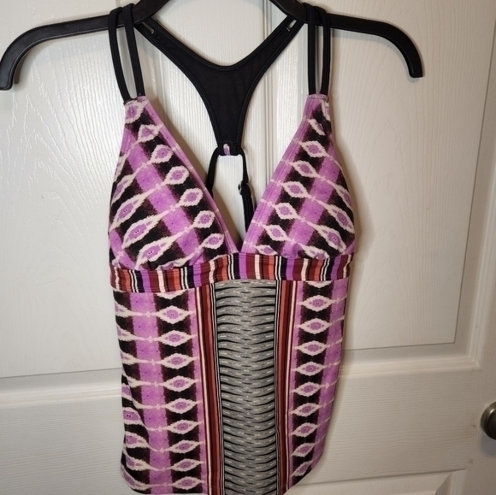 Athleta tankini top Size Small Bright Colors - Picture 3 of 7